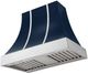 AGA Cascade 36" Indigo Wall Mounted Range Hood  with Polished Chrome Trim-0