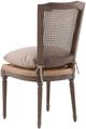 Furniture Classics Morton Driftwood/Golden Burlap Side Chair-5