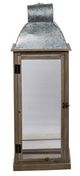 A & B Home 3-Piece Brown/Silver Lantern Set-1