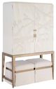 Hooker® Furniture Melange Dream Weaver Inverness Natural Pouf-4