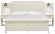 Magnussen Home® Willowbrook 3-Piece Egg Shell White King Wall Bedroom Set-2