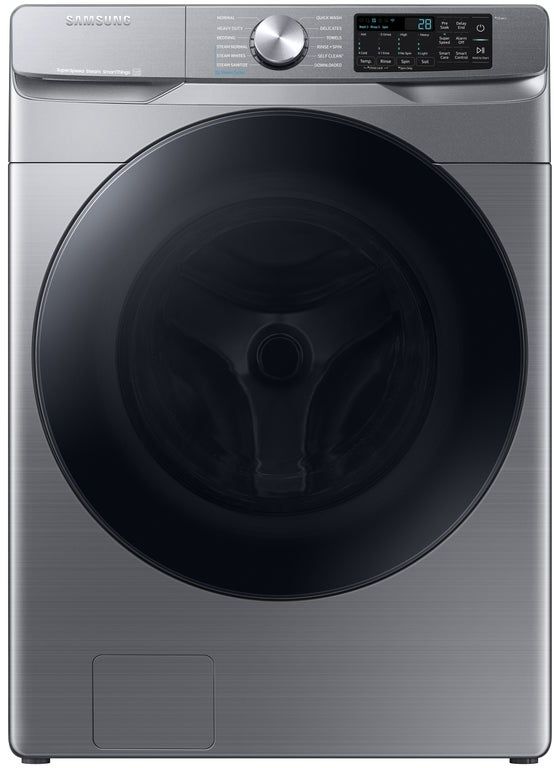 Samsung Platinum Front Load Washer & Gas Dryer Laundry Pair-1