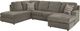 Signature Design by Ashley® O'Phannon 2-Piece Puffy U-Shape Sectional and Chaise-0