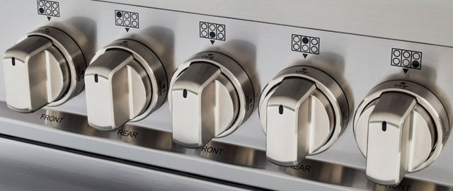 Bertazzoni Master Series 48" Fingerprint Resistant Stainless Steel Pro Style Gas Range-2