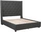 Homelegance® Fairborn Gray Upholstered California King Storage Platform Bed-4