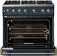Viking® 5 Series 36" Squall Pro Style Gas (NG) Range with Brushed Brass Trim-1