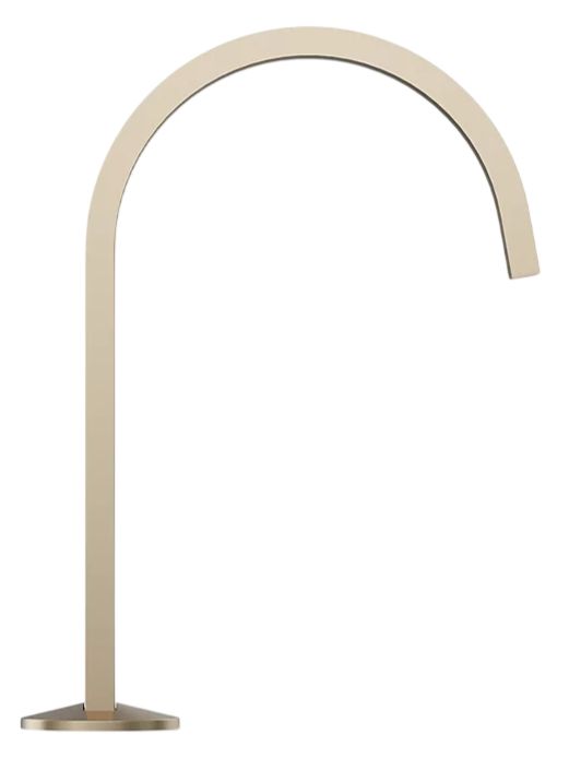 KOHLER® Components® Vibrant Brushed Bronze Bathroom Sink Faucet Spout with Ribbon Design-2