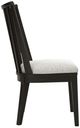 Signature Design by Ashley® Galliden Black Dining Upholstered Side Chair-2