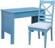 Cottage Creek Furniture Beachfront 2-Piece Blue Ocean Office Desk Set-0