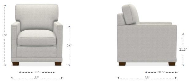 La-Z-Boy® Kennedy Ivory Chair-5