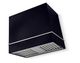 La Cornue Cornufé Loge 36" Matte Black Wall Mounted Range Hood with Satin Chrome Trim-0