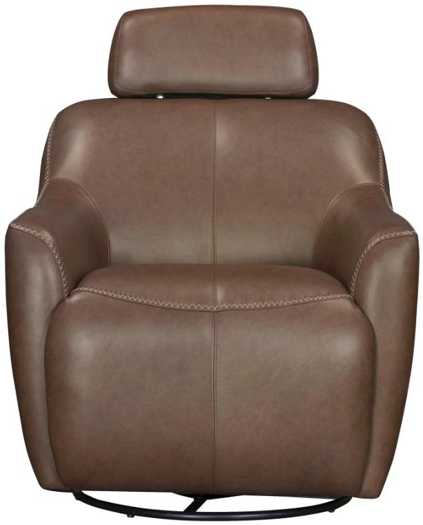 Parker House® Miles Renaissance Tobacco Swivel Gliding Accent Chair-1