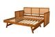 Kodiak Furniture Abaco 79" Canton Black/Honey Woodsmoke Twin Daybed with Pop Up and Mattress-1