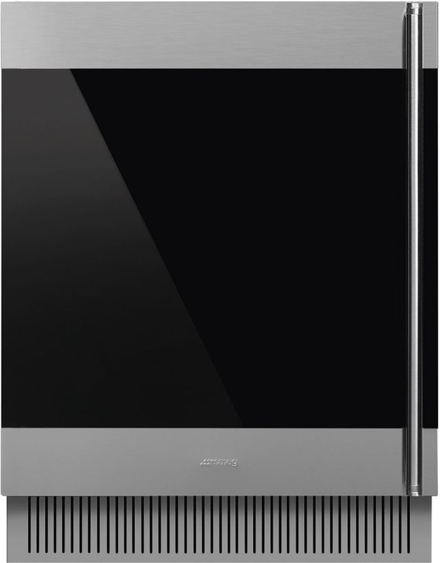 Smeg Classic 24" 4 Cu. Ft. Stainless Steel Built-In Wine Cooler-0