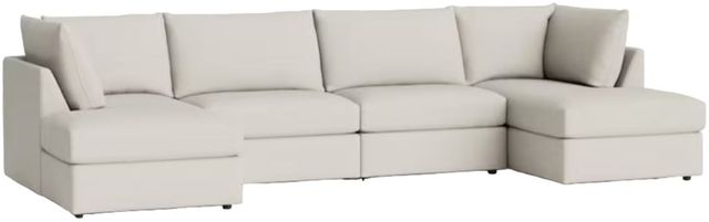 Bassett® Furniture Beckham Modular 4-Piece Double Chaise Sectional-0