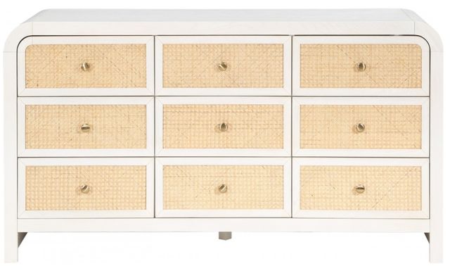 Meridian Furniture Siena Natural/Off-White Dresser-1