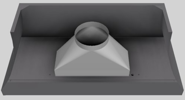 Vent-A-Hood® Designer Series 60" Gunsmoke Wall Mounted Range Hood-2