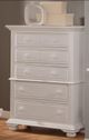 American Woodcrafters 6510 Cottage Traditions 5 Pieces Clean White Cottage Bedroom Set-3