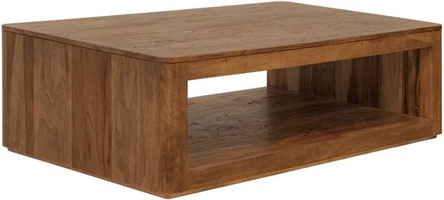 International Furniture Direct Balam Brown Cocktail Table-0