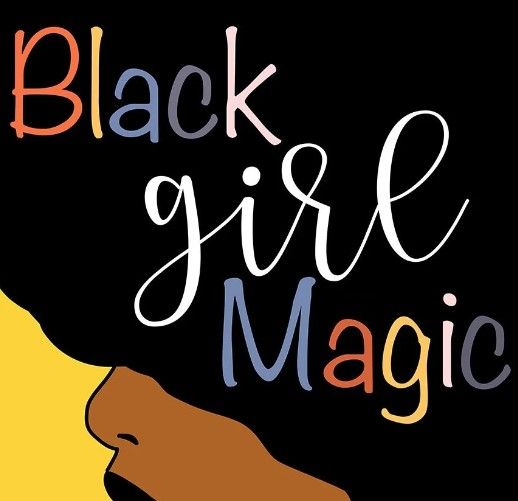 Classy Art Black Girl Magic by CAD Designs Wall Art-1