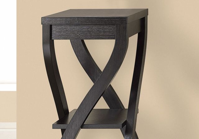 Monarch Specialties Inc. 32"H Espresso 2 Tier Accent Table-1
