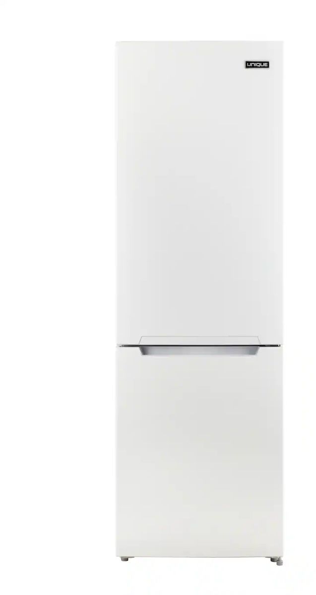 Unique Appliances 24" 11.7 Cu. Ft. White Off-grid Solar DC Bottom Freezer Refrigerator-0