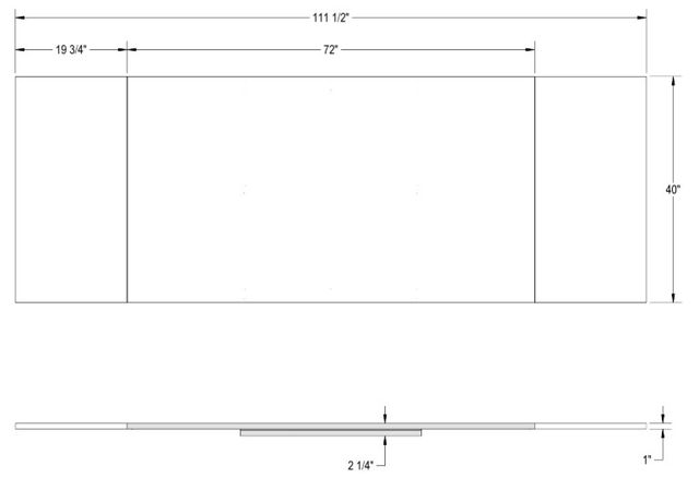Amisco Customizable Charlie Rectangular Dining Table-3