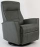 Fjords® Relax Harstad Grey Small Dual Motion Swivel Recliner-2