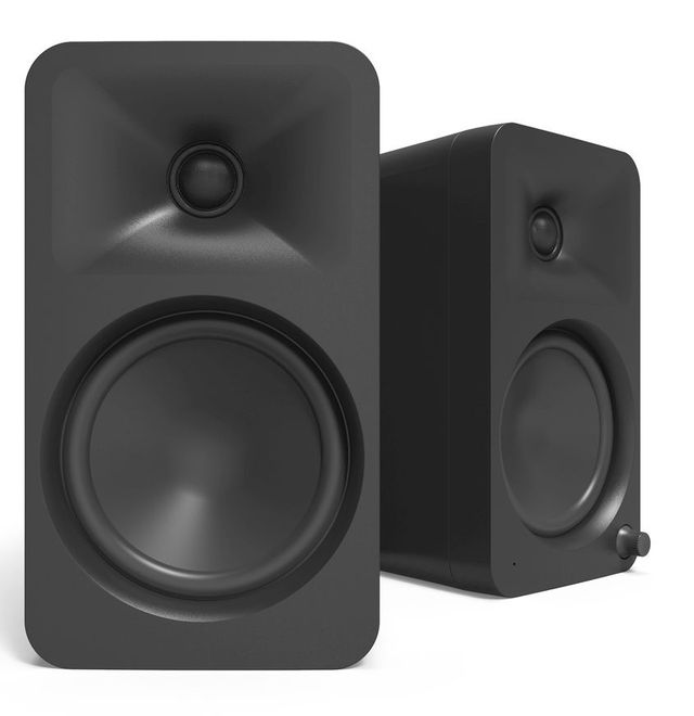 Kanto ORA 4" Matte Black Powered Stereo Speakers (Pair)-2