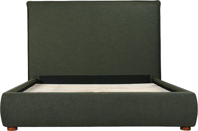 Moe's Home Collection Luzon Deep Forest Tall Headboard Queen Bed-1