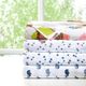 Olliix by Mi Zone Printed Navy Queen Sheet Set-3
