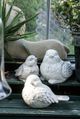 A & B Home Weathered White Large Bird Figurine-1