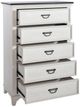 Liberty Furniture Allyson Park Charcoal/Wirebrushed White 52" Chest-1