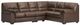 Signature Design by Ashley® Whitlock 3-Piece Umber L-Shape Sectional-0