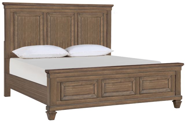 New Classic® Home Furnishings Mariana 4-Piece Vintage Mocha Eastern King Bedroom Set-2