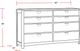 Parker House® Escape Glazed Natural Oak 8-Drawer Dresser-2