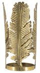 A & B Home Gold Feather Candle Holder-1