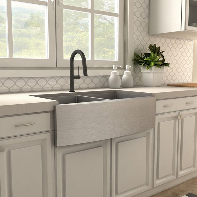 ZLINE Autograph Edition Matte Black Voltaire Pull Down Single Handle Kitchen Faucet-1