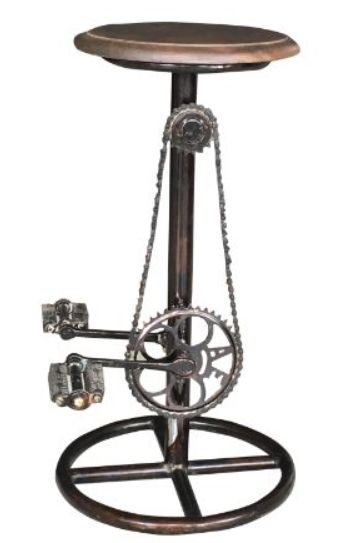 Jaipur Furniture WOW Range Coffee Cycle Stool-0