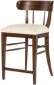 Hooker® Furniture Archives Classic Walnut/Curate Wheat Counter Stool-3