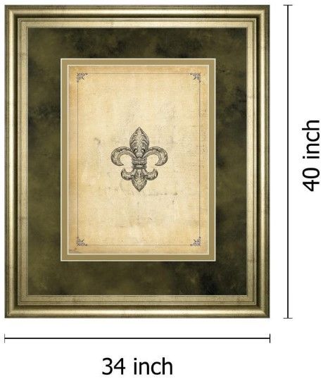 Classy Living Alexey Paviuts Fleur Di Lies II 34" Wall Art-2