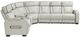 Homelegance® Fairway 3-Piece Taupe Power Reclining Sectional with Left Side Console-2