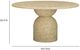 TOV Furniture Cynthia Light Emperador Concrete Indoor/Outdoor Round Dining Table-1