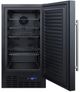 Summit® 18" 2.7 Cu. Ft. Black Upright Freezer-1