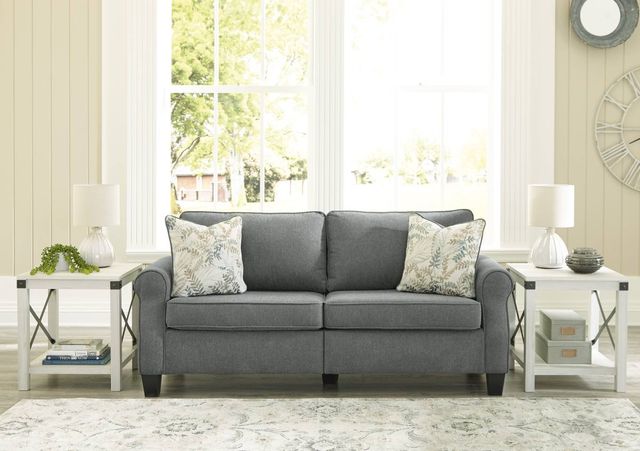 Signature Design by Ashley® Alessio Charcoal Sofa-4