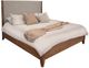 International Furniture Direct Parota Nova Natural Wood King Platform Bed Footboard with Rails-0