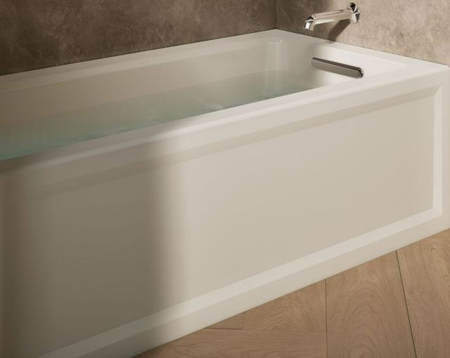 KOHLER® Archer® Biscuit 60" x 30" Alcove Bath - Right Drain-4