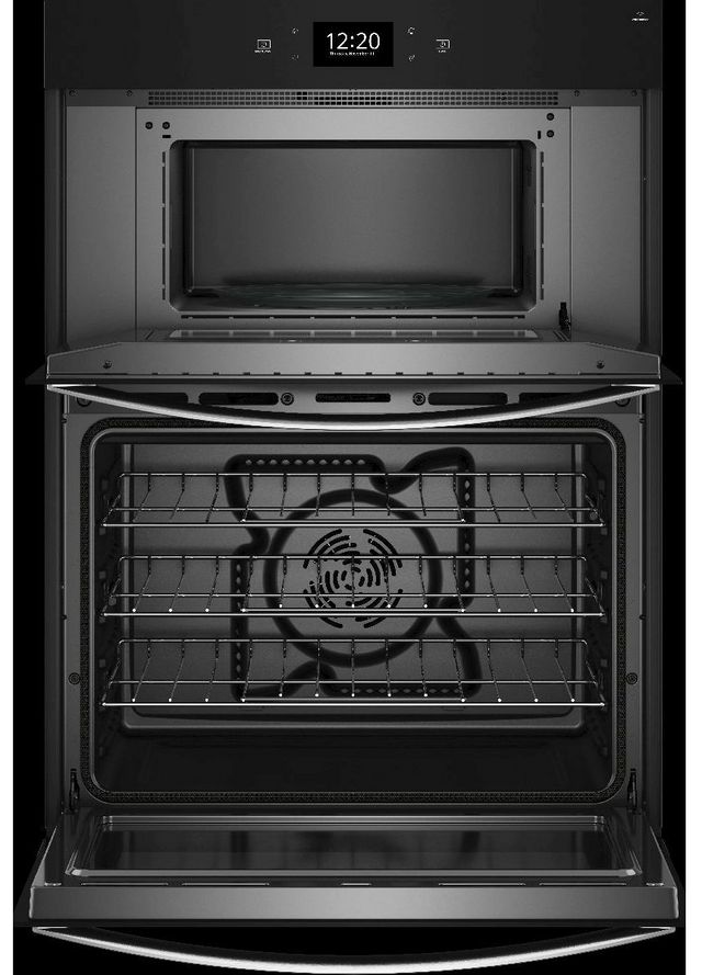 Whirlpool® 30" Stainless Steel Oven/Micro Combo Electric Wall Oven-2