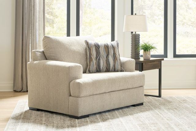 Signature Design by Ashley® Crespino Oatmeal Chair and a Half-1