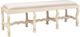 Furniture Classics Romeo Cream/White Bench-0